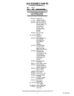 Preview for 9 page of KitchenAid KSM150AGBCA0 Parts List