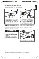 Preview for 11 page of KitchenAid KSM150PS - Artisan Series Mixer User Manual