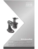 Preview for 1 page of KitchenAid KSM1JA Instructions Manual