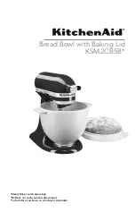 Preview for 1 page of KitchenAid KSM2CB5B Manual