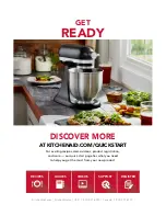 KitchenAid KSM3311 Quick Start Manual preview