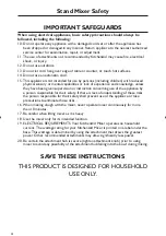 Preview for 4 page of KitchenAid KSM7581 Instructions Manual