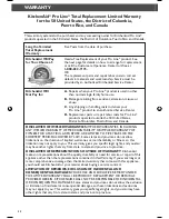 Preview for 22 page of KitchenAid KSM7586PCA User Manual