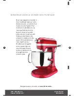 Preview for 24 page of KitchenAid KSM7586PCA User Manual