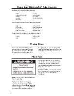 Preview for 10 page of KitchenAid KSM7990 Instructions Manual