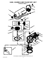 Предварительный просмотр 4 страницы KitchenAid KSM95AC0 Parts List