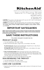 KitchenAid KSMBLPS Instructions Manual preview