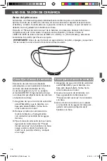 Предварительный просмотр 16 страницы KitchenAid KSMCB5 Instructions Manual