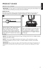 Предварительный просмотр 9 страницы KitchenAid KSMICM Manual