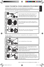 Предварительный просмотр 5 страницы KitchenAid KSMMGA Manual