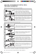 Предварительный просмотр 28 страницы KitchenAid KSMMGA Manual