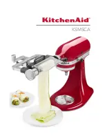 KitchenAid KSMSCA Use And Care Manual preview