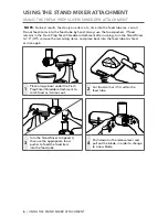 Preview for 6 page of KitchenAid KSMVSA Use And Care Manual