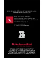 Preview for 32 page of KitchenAid KSMVSA Use And Care Manual