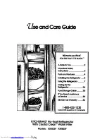 Предварительный просмотр 1 страницы KitchenAid KSRB25F Use & Care Manual