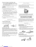 Предварительный просмотр 18 страницы KitchenAid KSRB25FHSS04 Use & Care Manual