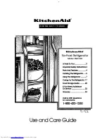 KitchenAid KSRC22K User And Care Manual предпросмотр