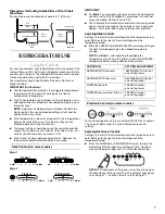 Предварительный просмотр 7 страницы KitchenAid KSRD25FKBL16 User Instructions