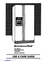 KitchenAid KSRF22D Use & Care Manual предпросмотр