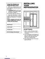 Preview for 4 page of KitchenAid KSRF26DT Use And Care Manual