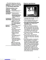 Preview for 11 page of KitchenAid KSRF26DT Use And Care Manual