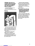 Preview for 19 page of KitchenAid KSRF26DT Use And Care Manual