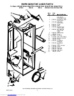 Preview for 3 page of KitchenAid KSRG22FTBL - Architect Series II: 21.8 cu. ft. Refrigerator Parts List