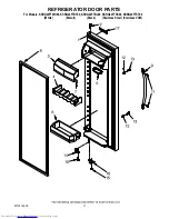 Preview for 11 page of KitchenAid KSRG22FTBL - Architect Series II: 21.8 cu. ft. Refrigerator Parts List