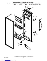 Предварительный просмотр 11 страницы KitchenAid KSRG22FTBL02 Parts List