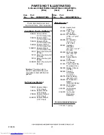 Preview for 21 page of KitchenAid KSRG25FKBL02 Parts List