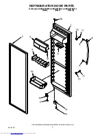 Предварительный просмотр 9 страницы KitchenAid KSRG25FKBL16 Parts List