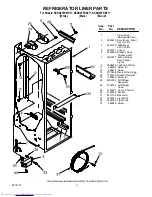 Предварительный просмотр 3 страницы KitchenAid KSRG25FKBL17 Parts List