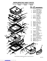 Предварительный просмотр 4 страницы KitchenAid KSRG25FKBL17 Parts List