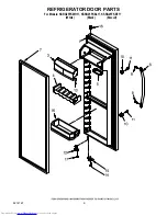 Предварительный просмотр 9 страницы KitchenAid KSRG25FKBL17 Parts List