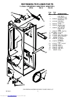 Предварительный просмотр 3 страницы KitchenAid KSRG25FKBL18 Parts List