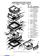 Предварительный просмотр 4 страницы KitchenAid KSRG25FKBL18 Parts List