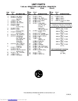 Предварительный просмотр 18 страницы KitchenAid KSRG25FKBL18 Parts List