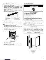 Предварительный просмотр 5 страницы KitchenAid KSRG25FKSS User Instructions