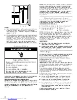 Предварительный просмотр 20 страницы KitchenAid KSRG25FKSS User Instructions