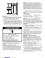 Предварительный просмотр 37 страницы KitchenAid KSRG25FKSS User Instructions