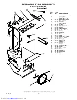 Предварительный просмотр 3 страницы KitchenAid KSRG25FKSS03 Parts List