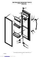 Предварительный просмотр 9 страницы KitchenAid KSRG25FKSS03 Parts List