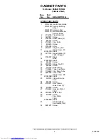 Preview for 2 page of KitchenAid KSRG25FKSS04 Parts List