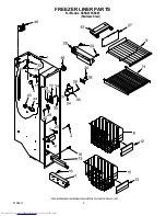 Предварительный просмотр 5 страницы KitchenAid ksrg25fkss05 Parts List