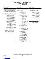 Предварительный просмотр 21 страницы KitchenAid ksrg25fkss05 Parts List