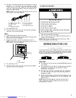 Предварительный просмотр 5 страницы KitchenAid KSRG25FVBL - 25.4 cu. Ft. Refrigerator User Instructions