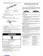 Предварительный просмотр 5 страницы KitchenAid KSRG25FVBL05 User Instructions