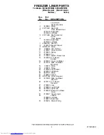 Preview for 6 page of KitchenAid KSRG25FVMS00 Parts List