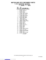 Preview for 8 page of KitchenAid KSRG25FVMS00 Parts List