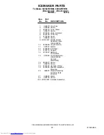 Preview for 20 page of KitchenAid KSRG25FVMS00 Parts List